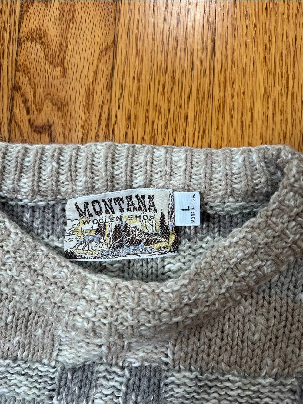Vintage Montana Woolen Shop Bozeman Knit Sweater | Women’s Large